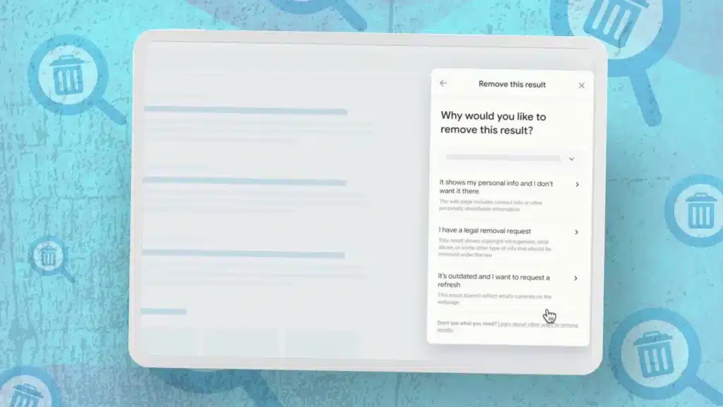 Google опрости процеса за премахване на личните данни от търсенето: само с няколко кликвания
