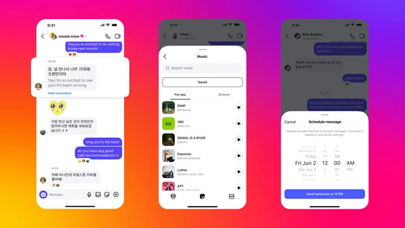 Потребителите на Instagram вече могат да планират изпращането на лични съобщения