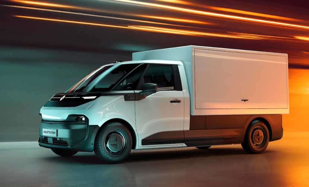 Renault официално представи едновременно три електромобила: Estafette, Goelette и Trafic