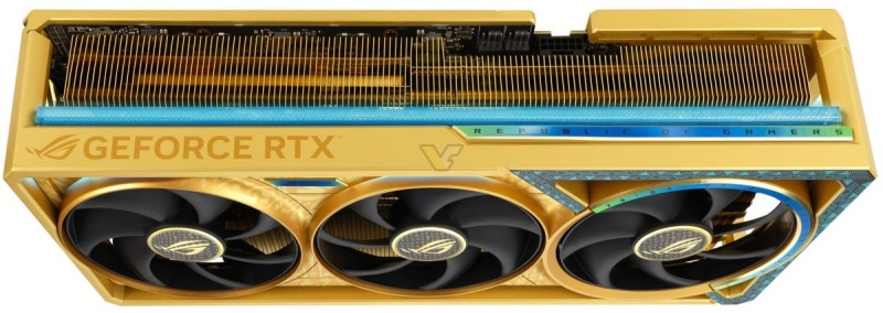 Asus пусна GeForce RTX 5090 ROG Astral Dhahab Edition във вид на златно кюлче