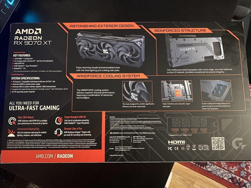 Някой в Словакия вече е купил Radeon RX 9070 XT — собственикът публикува снимка и пусна картата за препродажба