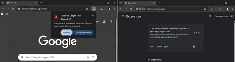 Microsoft Edge последва примера на Chrome и блокира uBlock Origin, докато разработчиците обещаваха обратното