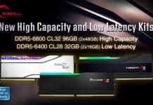 G.Skill представи 16 и 48 GB DDR5 RAM модули с ниска латентност и висока честота