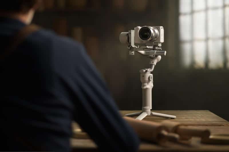 DJI представи компактния стабилизатор RS 4 Mini за фотоапарати и смартфони на цена от €389