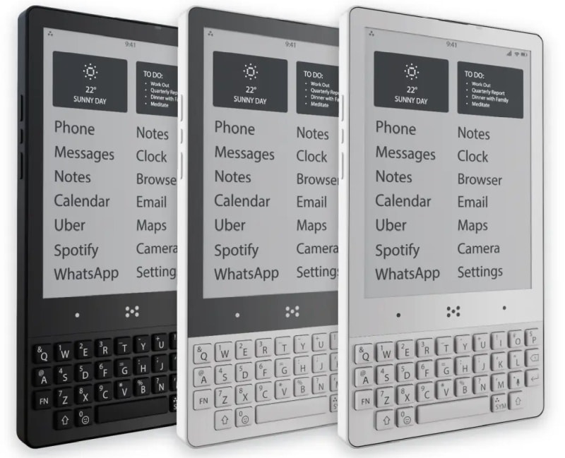 Minimal Phone с физическа QWERTY клавиатура и E-Ink екран вече е в продажба