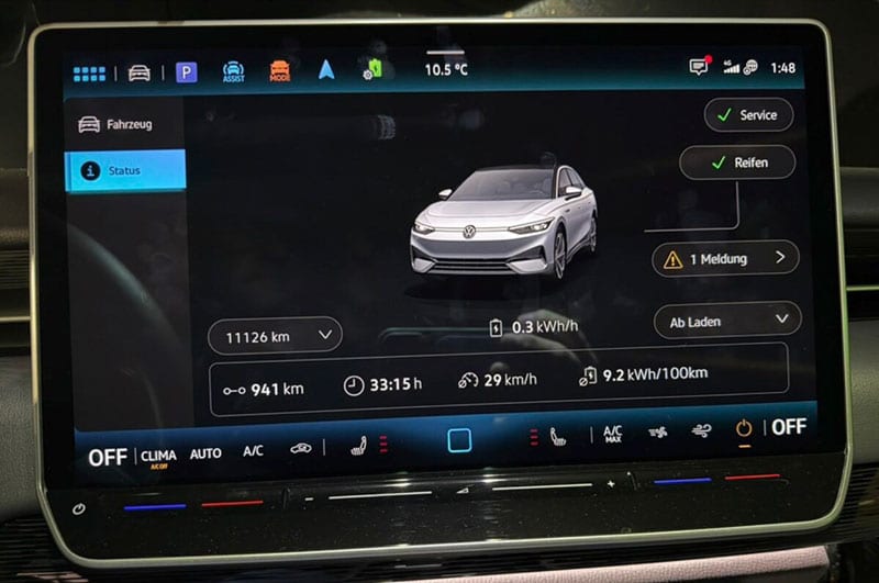 ID.7 Pro S на Volkswagen демонстрира автономност с 33% по-висока от заявената