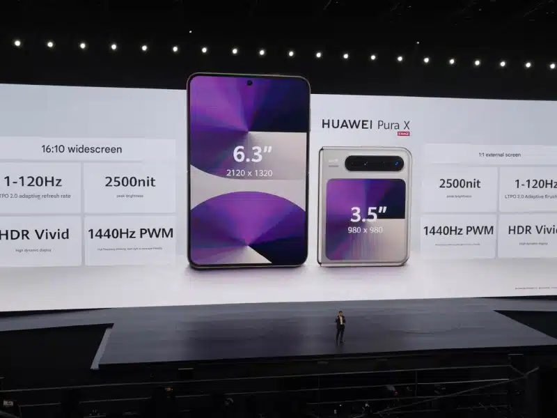 Huawei представи широкоформатния сгъваем смартфон Pura X с екран 16:10