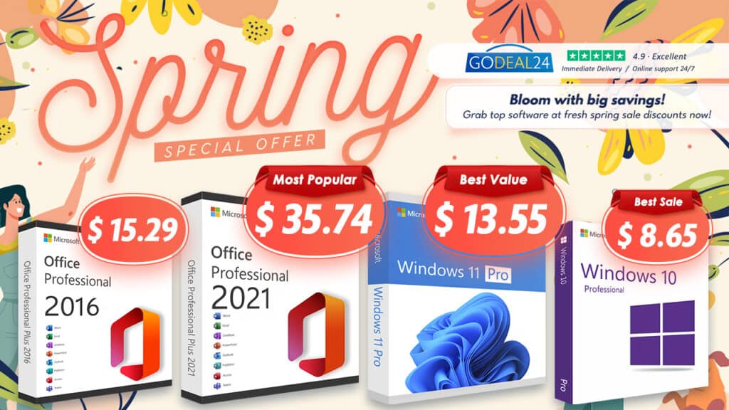 Еднократно заплащане от ,29 за легален MS Office! Огромните отстъпки на Godeal24 превръщат това в реалност!