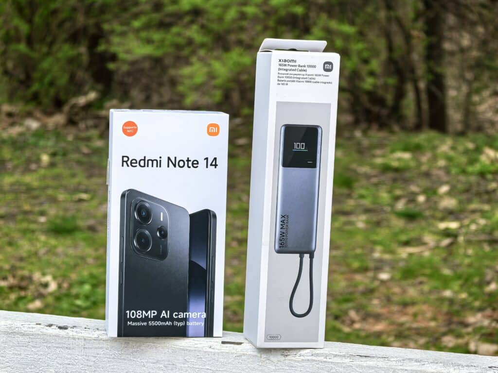 Живот без зарядно: Redmi Note 14 + Xiaomi 165W Power Bank