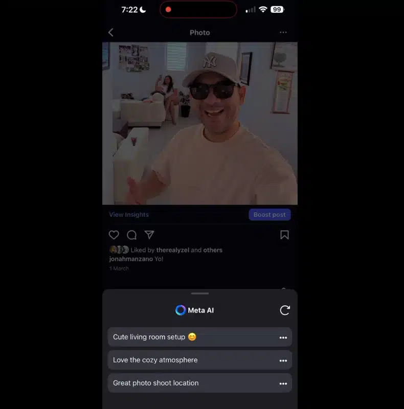 Meta експериментира с коментари, генерирани от изкуствен интелект в Instagram