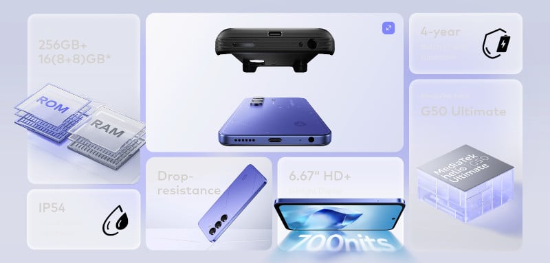 Itel представи смартфон с 10 000 mAh батерия за