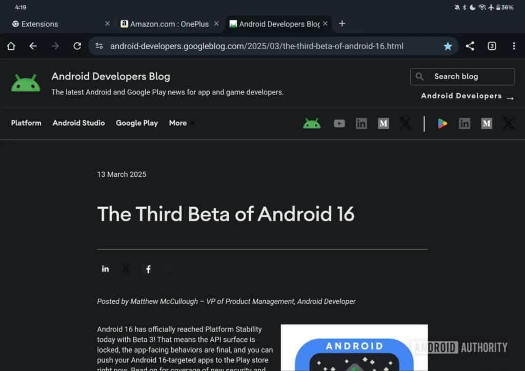 Новият Chrome за Android с поддръжката на разширения: ето как работи c uBlock Origin и Dark Reader