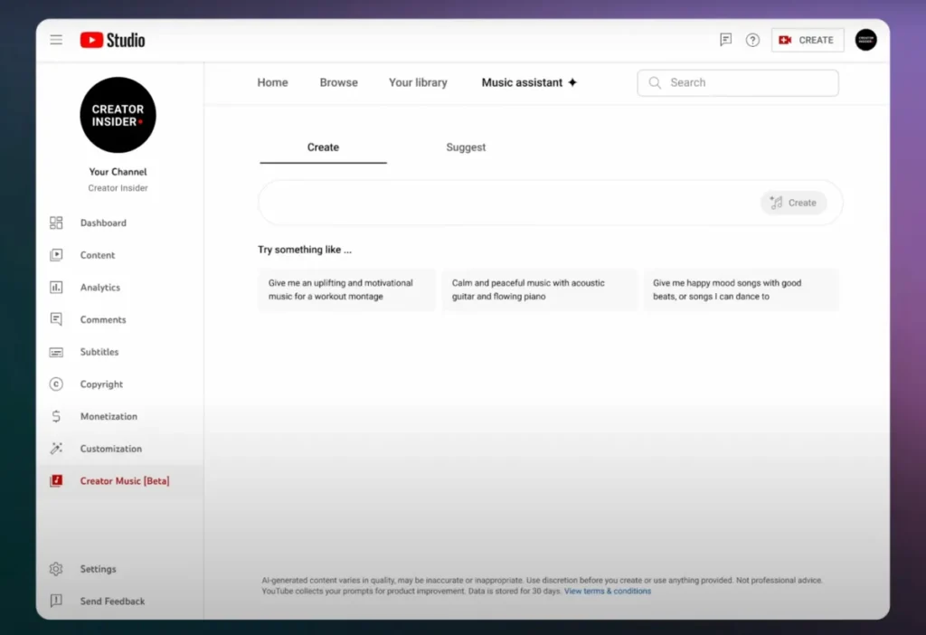 YouTube пуска безплатен инструмент за създаване на музика с изкуствен интелект за творци