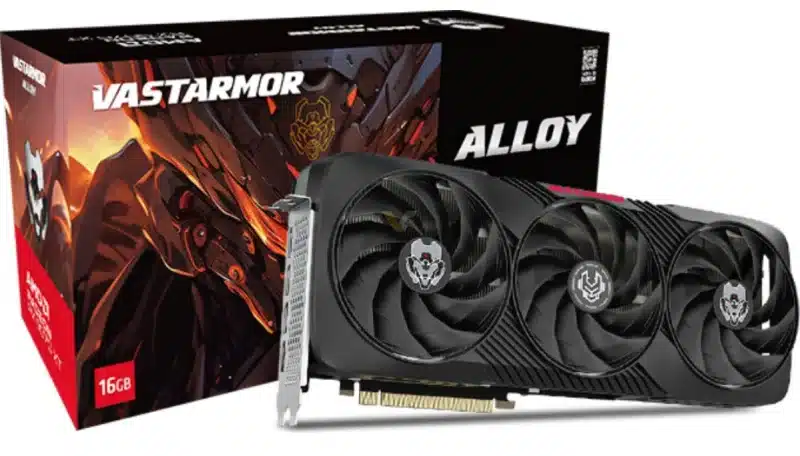 Vastarmor представи фабрично овърклокнатия и без подсветка Radeon RX 9070 XT Alloy
