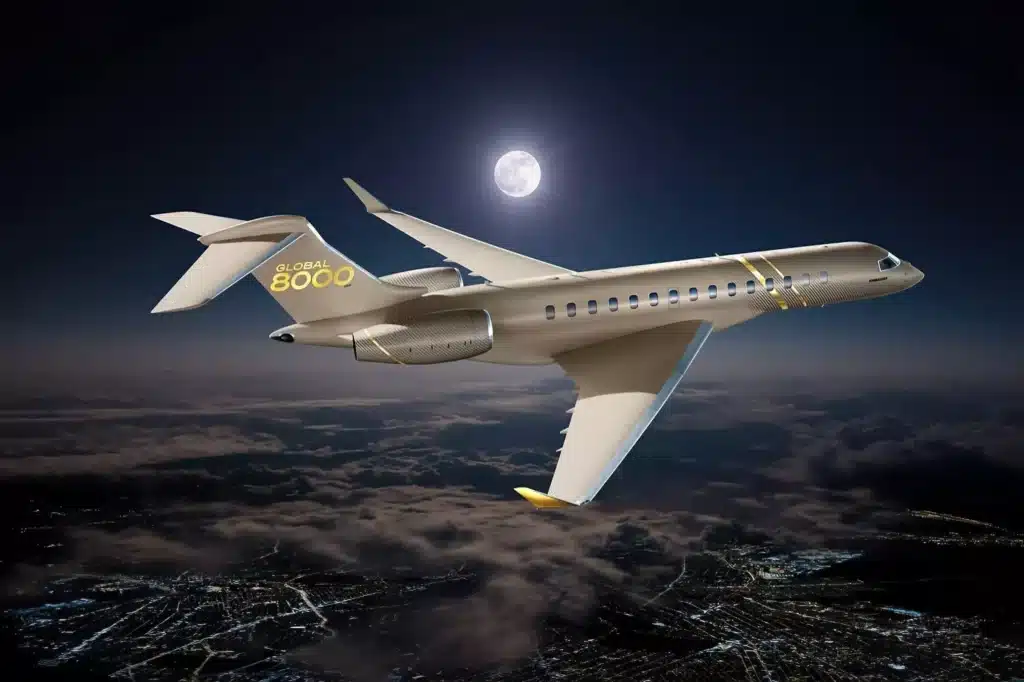 Global 8000 на Bombardier – най-бързият граждански самолет след Concorde