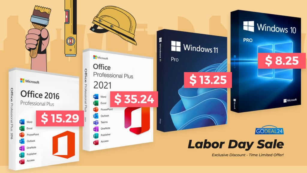 Последни дни от разпродажбата за Деня на труда! Доживотен Office 2021 Pro само за ,24! Вземете при най-ниска цена продуктовите ключове за софтуера на Microsoft