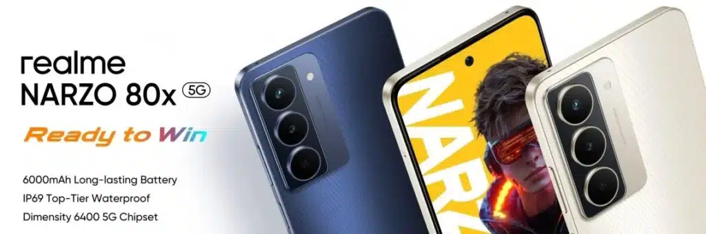 Realme представи евтините смартфони Narzo 80x и Narzo 80 Pro със 120Hz дисплеи, процесори Dimensity и защита от вода