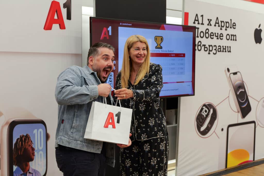 А1 е първият телеком в България, който предлага пълното портфолио от смартустройства на Apple