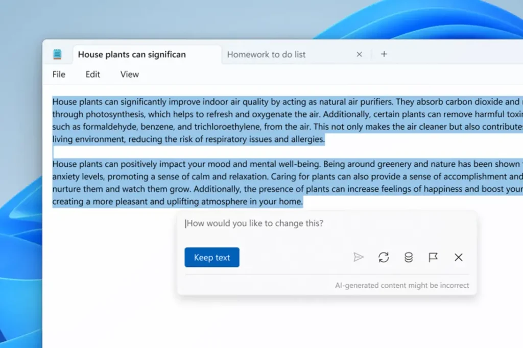 Snipping Tool мисли, Paint рисува, а Notepad съчинява. ИИ-функциите проникнаха в популярните приложения на Windows