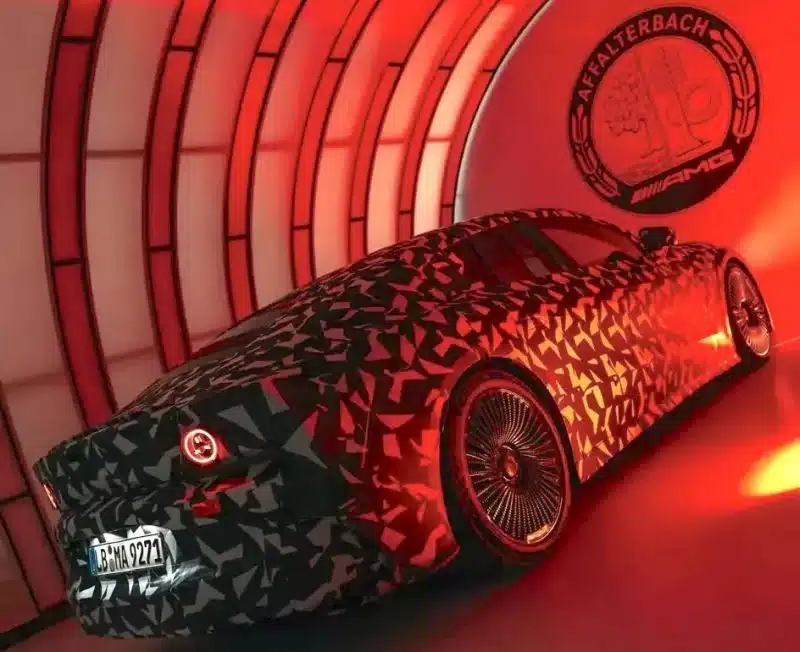 Mercedes-Benz показа 1000 к.с. електрически AMG спортен автомобил в камуфлаж