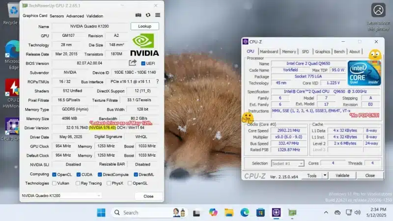 GeForce RTX 5090 най-накрая получи поддръжка на древните процесори Intel Core 2 Duo