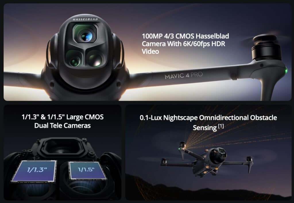 DJI представи своя най-добър потребителски дрон Mavic 4 Pro, с тройна камера и цена от €2099