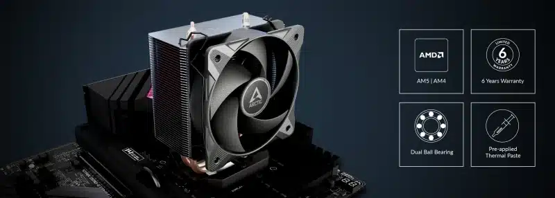 Arctic представи достъпните охладители Freezer 8 Tower, проектирани за съвременните AMD Ryzen и Intel Core процесори