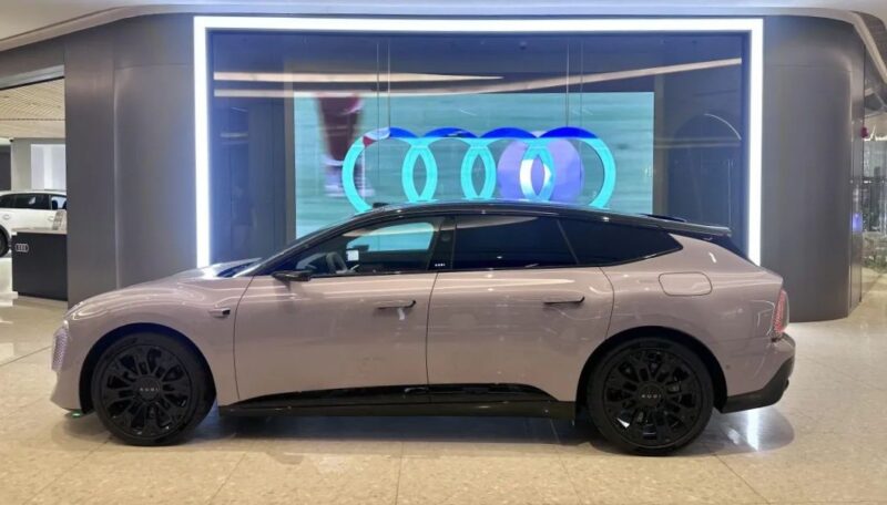 Китайските дилъри вече започнаха да показват новия електромобил AUDI E5