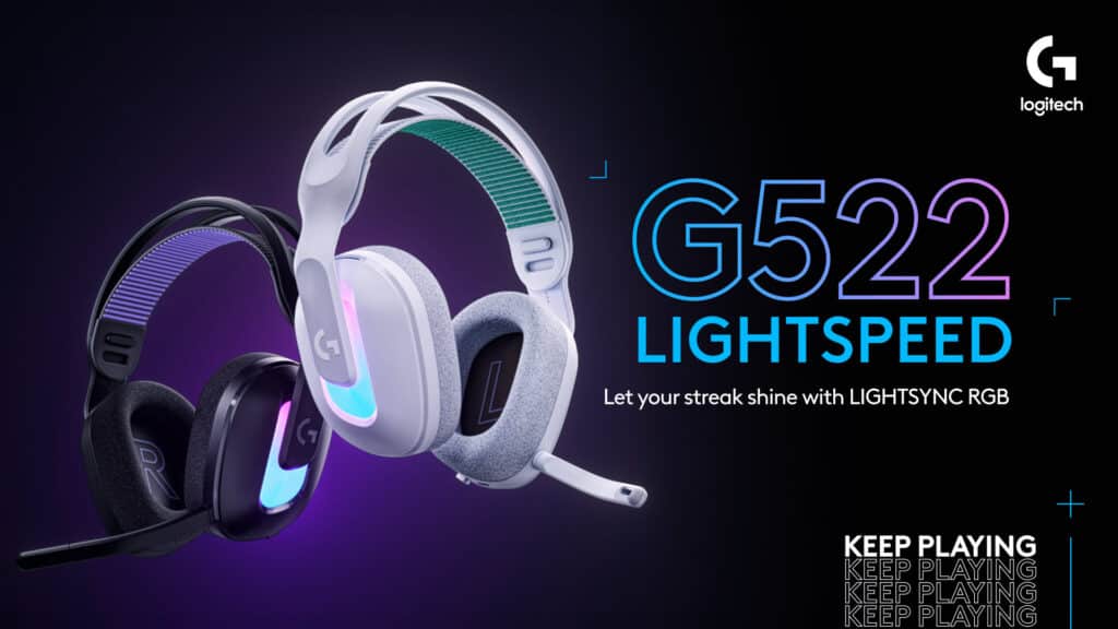 Обявиха пускането на пазара на геймърските слушалки Logitech G522