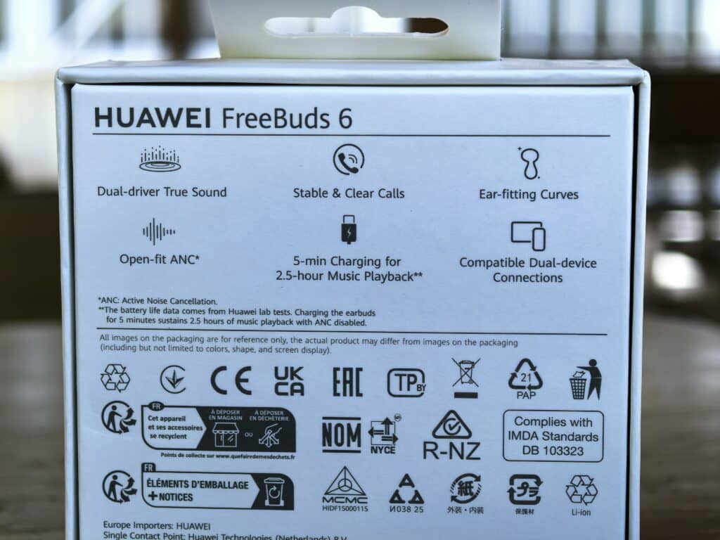 Huawei FreeBuds 6: Капка дизайн, океан от звук