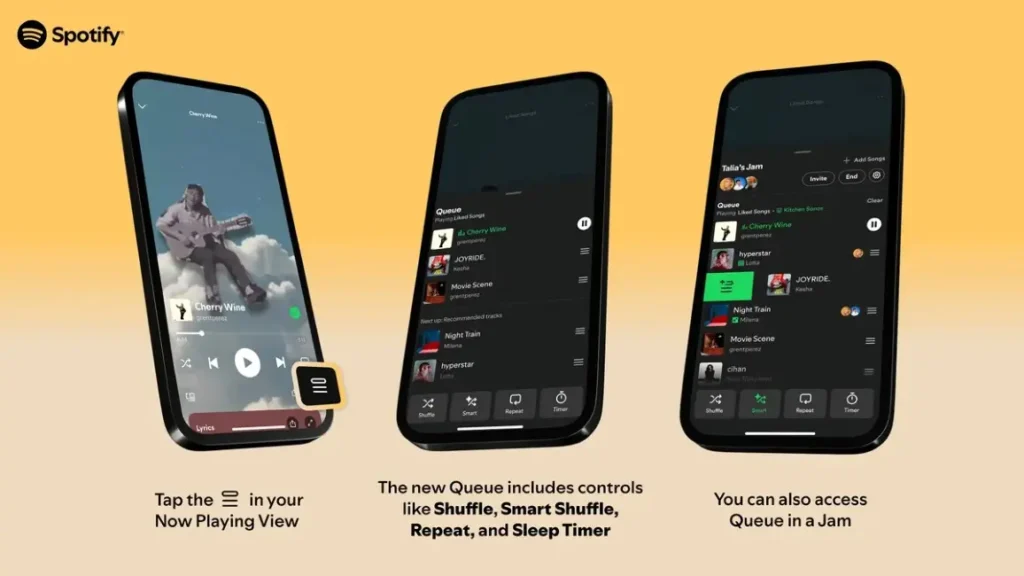 Spotify представи подобрен интерфейс и нови функции, повечето от които са само за Premium абонатите