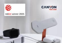 Canyon спечели Red Dot Award 2025 за станция за безжично зареждане Hexagon 310