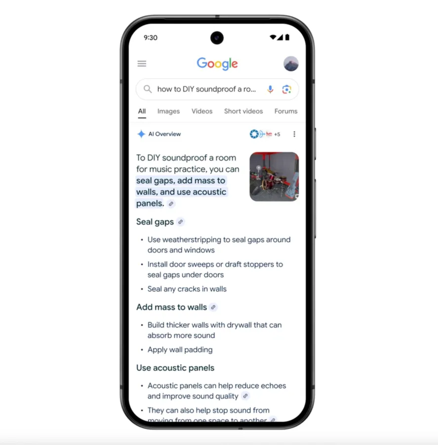 Google обяви старта на AI търсенето на бъдещето с анализ на данни, графики и 3D извадки