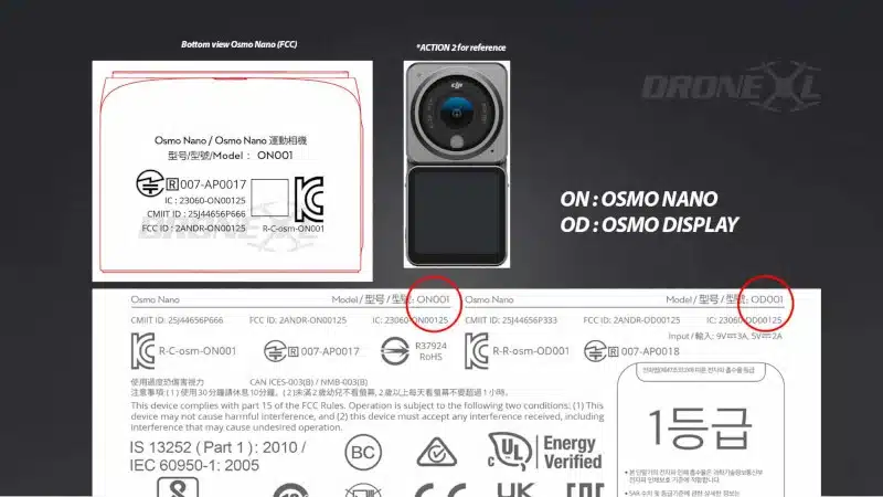 DJI се готви да пусне на пазара три нови дрона и екшън камерата Osmo Nano