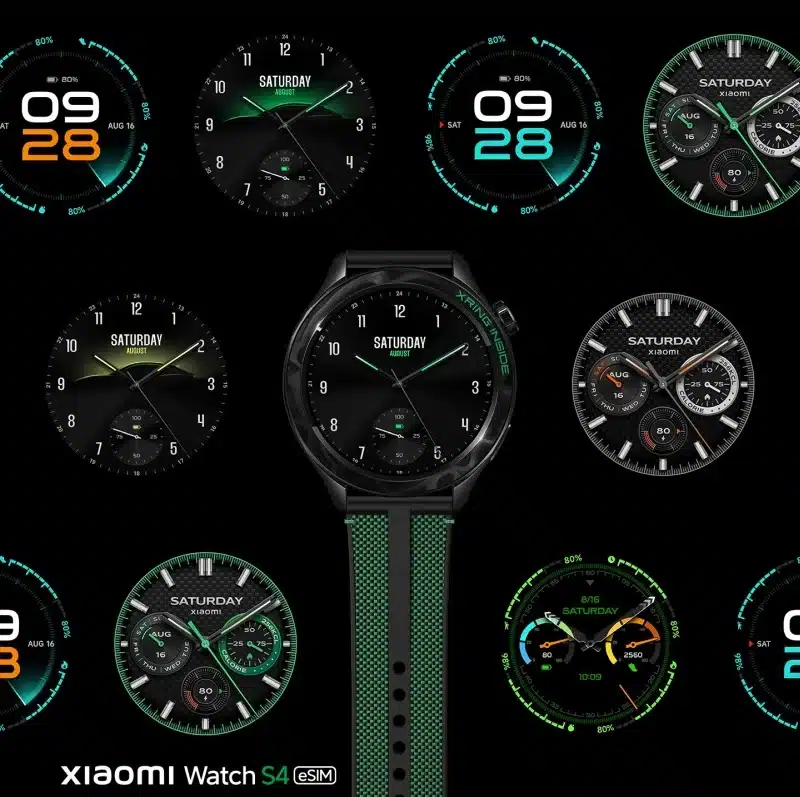 Xiaomi представи смарт часовника S4, базиран на фирмения чип Xring T1 и с 4G модем собствена разработка