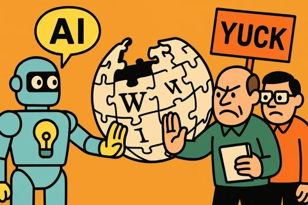 ИИ реши да опрости Уикипедия и почти я съсипа