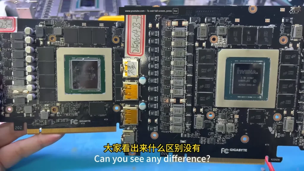 Модифицирани графични карти RTX 3090 и 3080 се продават като оригинални видеокарти GeForce RTX 4090