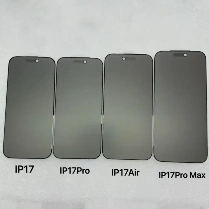Защитното стъкло на Apple iPhone 17 Air разкрива наличие на камери на странно място