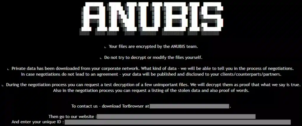 Рансъмуерът Anubis напълно изтрива данните на тези, които не се подчиняват