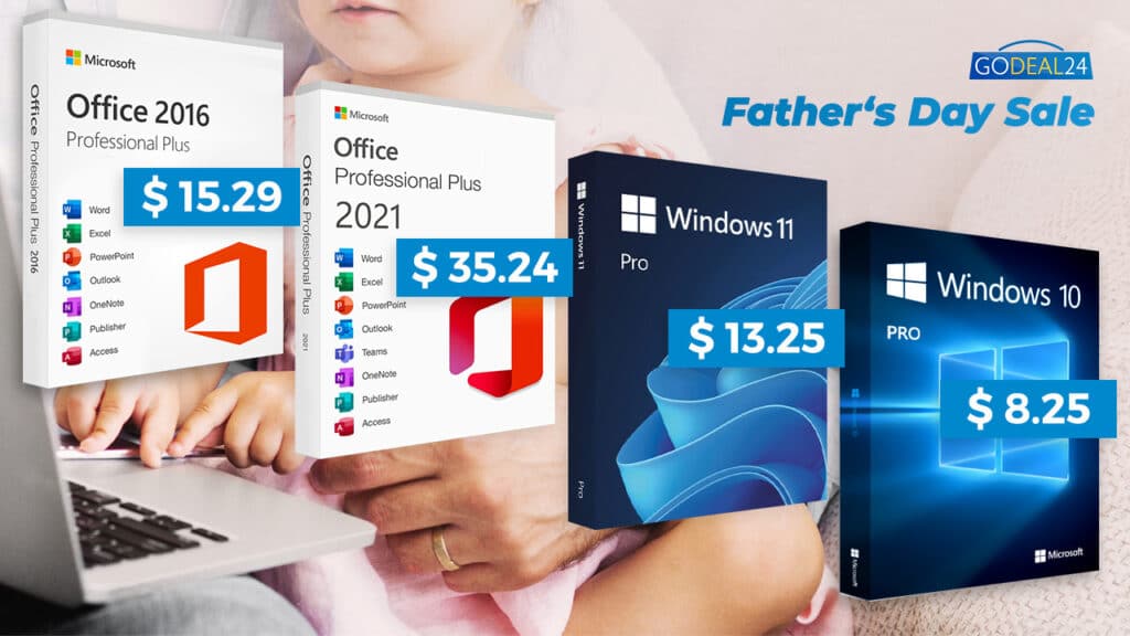 Перфектни подаръци за Деня на бащата: Microsoft Office 2021 и Windows 11 Pro вече не са скъпи! Оригинален продуктов ключ за Windows 11 за по-малко от 10 долара!