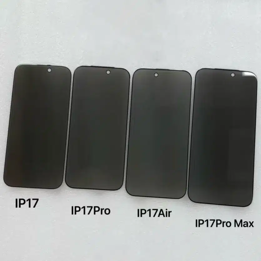 Защитното стъкло на Apple iPhone 17 Air разкрива наличие на камери на странно място