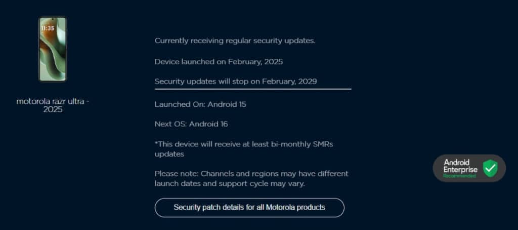 Списък на смартфоните Motorola, които ще получат актуализация до Android 16