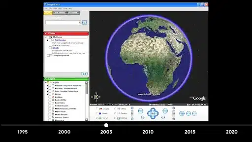 Google Earth стана на 20 години: услугата получи новa функция за пътуване назад във времето