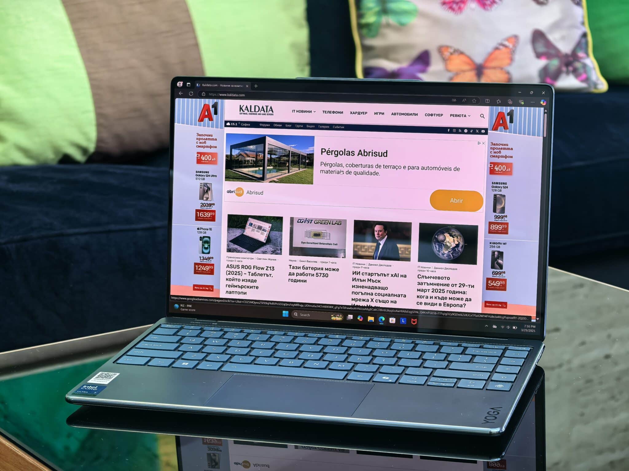 Lenovo Yoga Slim 9 14ILL10: Най-елегантният начин да си продуктивен