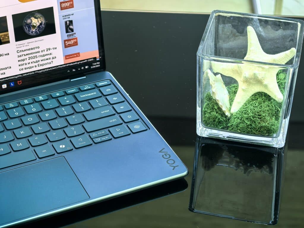 Lenovo Yoga Slim 9 14ILL10: Най-елегантният начин да си продуктивен
