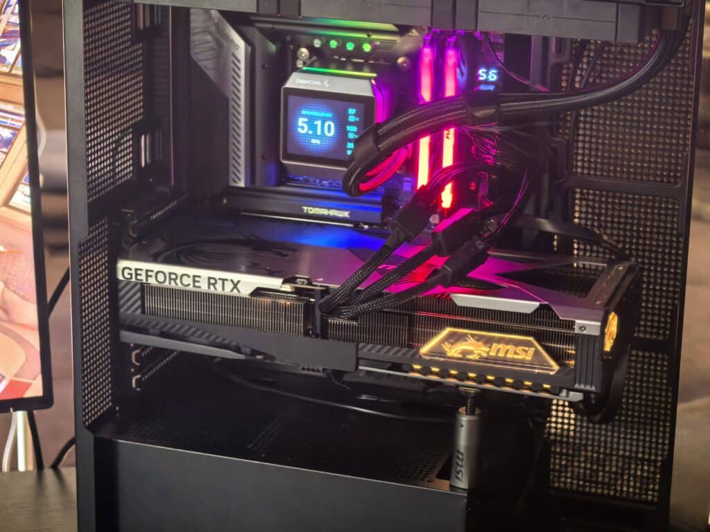 MSI RTX 5080 Vanguard – Звярът, който не реве. Само побеждава