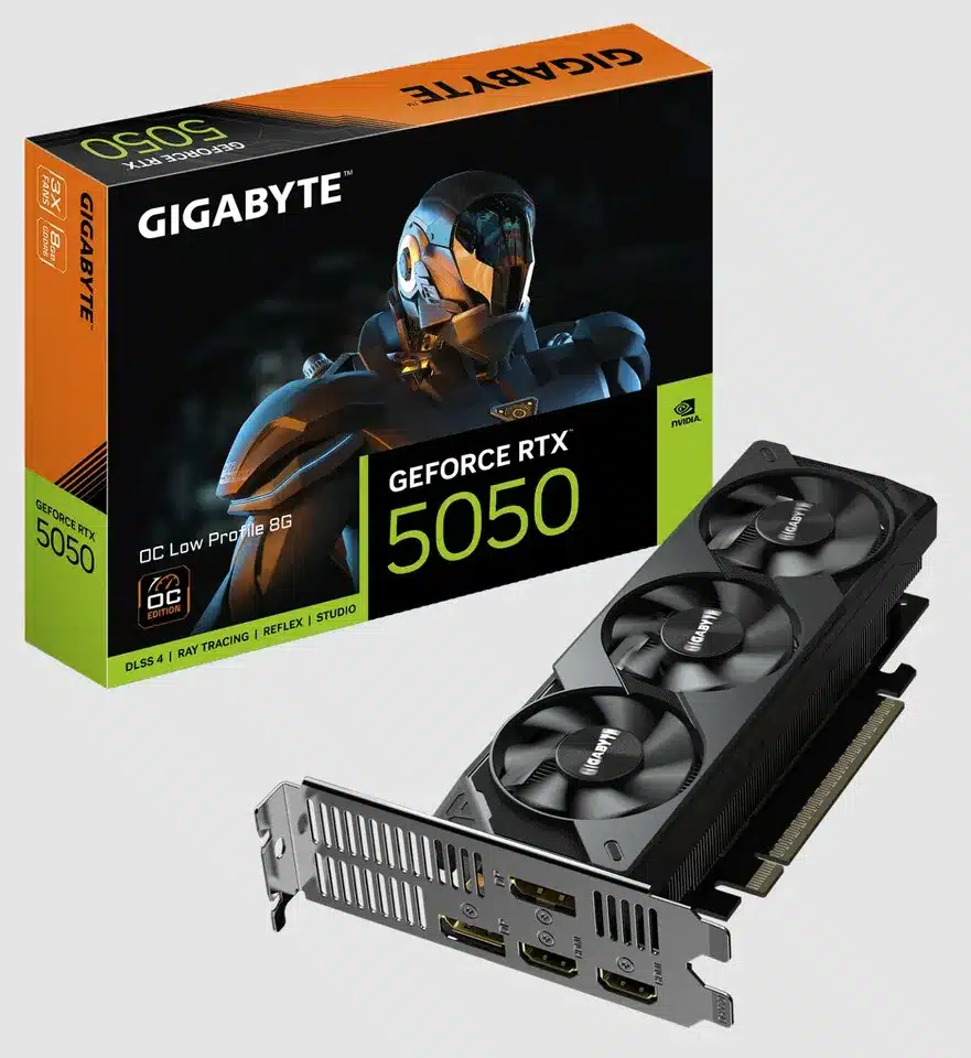 Gigabyte представи три версии на GeForce RTX 5050 – всички с възможност за овърклок