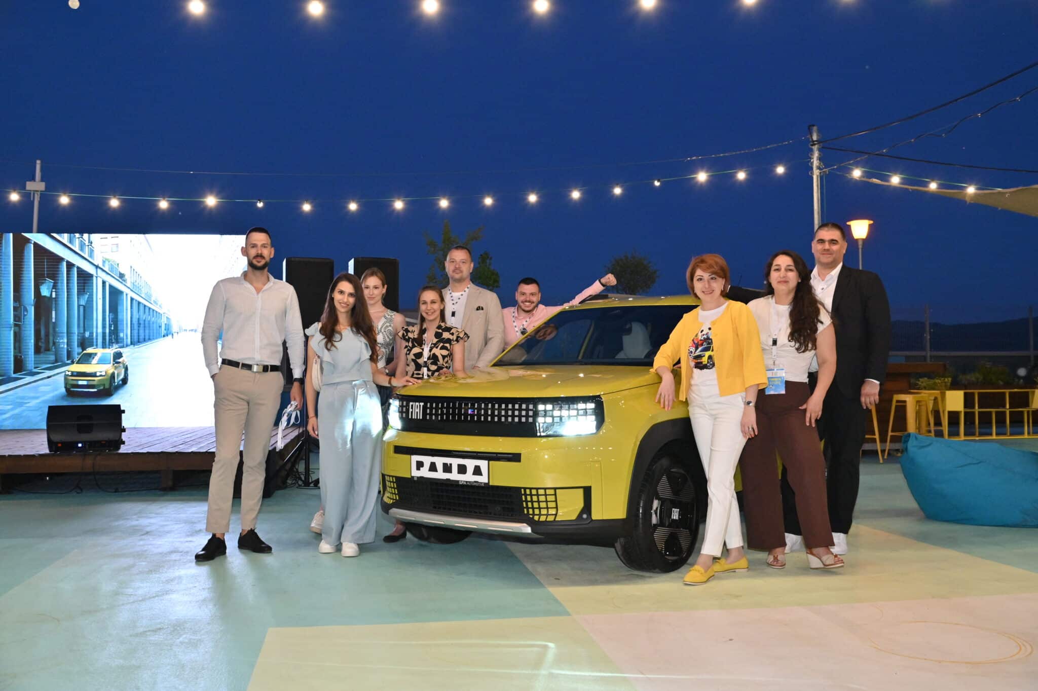 Grande Panda каца над София: новият Fiat дебютира с парти в облаците и обещание за бъдещето на градската мобилност