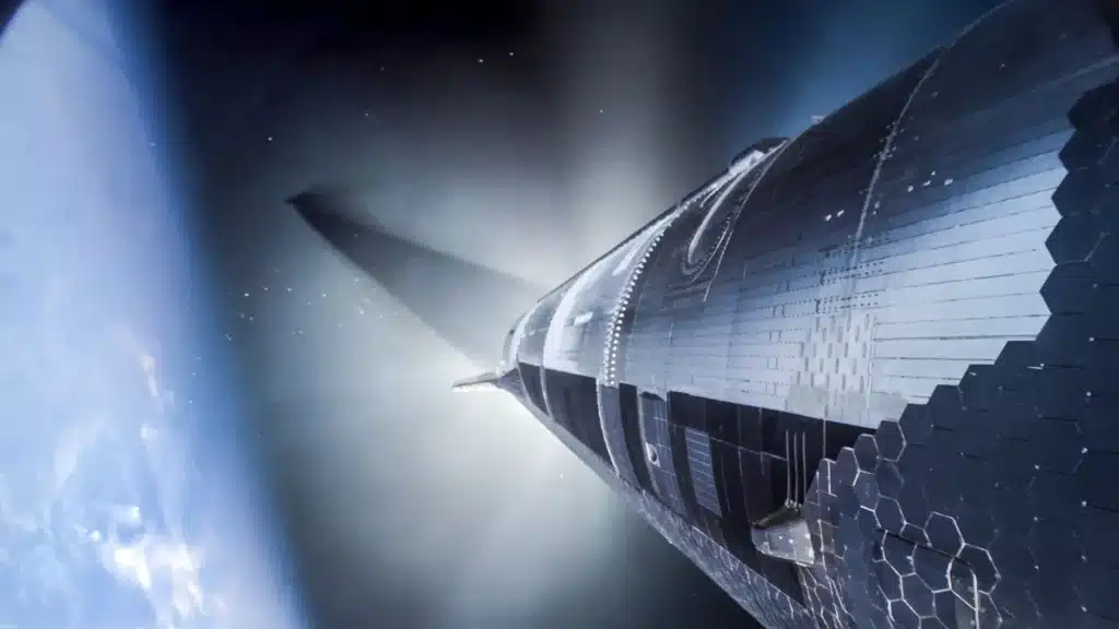 Деветият полет на космическия кораб Starship беше доста впечатляващ – SpaceX показа най-добрите кадри от космоса