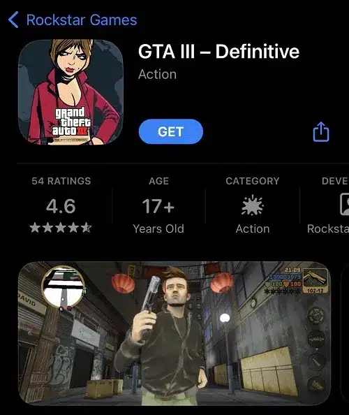 Rockstar пусна без предупреждение ремастера на GTA III безплатно в App Store – феновете подозират грешка